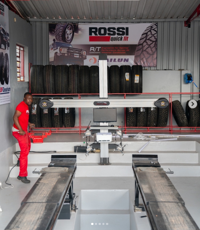 ROSSI Quick Fit workshop and equipment